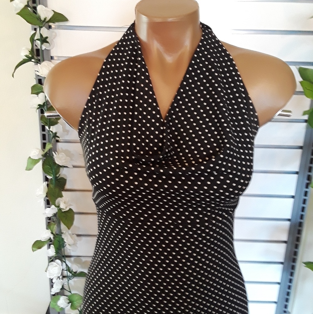 Black Polka Dot Summer Dress